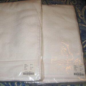 NWT Set of 2 Sundance Hand Towels White Original Package Cotton Made in Turkey